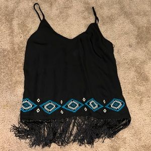 Fringe Tank Top size small